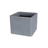  Macetero Lea gris/cemento aprox. 29 x 29 cm