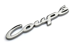 BADGESWELT D326 Coupe auto aufkleber 3D Emblem Badge top Plakette Abzeichen car Sticker Abziehbild