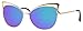 Produktbild Cheapass Sonnenbrille Cat-Eye Gold Verspiegelt Metall Designer Brille Hochwertig Frauen Damen