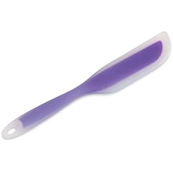 Spatule ThermiSpatel Wundermix Thermomix en silicone sans BPA racleur à crème résistant à la chaleur pratique 27 x 4 cm. lilas