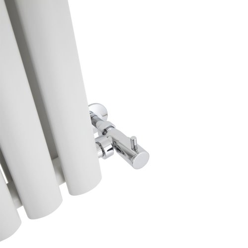 Hudson Reed Heizkörper Revive – Vertikaler Design-Heizkörper aus Stahl in Weiß (RAL 9016) – 1780 x 590 mm – 3697 Watt – Doppellagig - 5