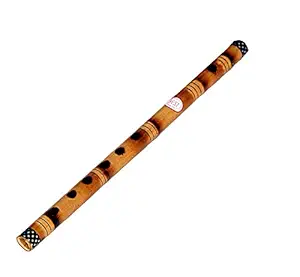 Blue Panther B Scale Bamboo Flute, Natural
