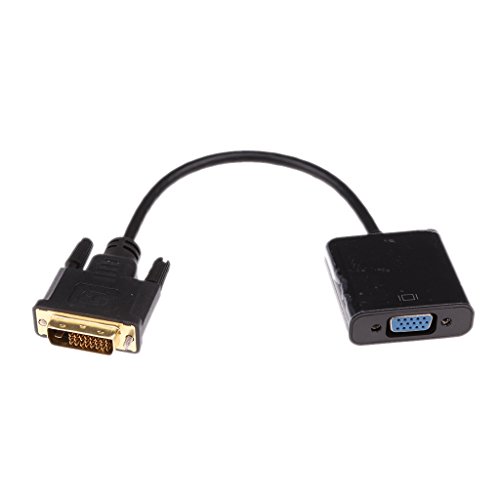Gazechimp DVI-D auf VGA Aktives Video Adapter Kabel DVI 24+1 zu VGA Wandler 1080P HDTV Adapter unterstützt für die Auslösung 1280×960 1680×1050 - 3
