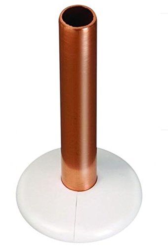 Preisvergleich Produktbild 35 mm weiß Rohr Halsband – 2 Stück