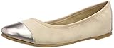 Verstärkte Ferse s.Oliver Damen 5-5-22118-22 217 Geschlossene Ballerinas, Nude/Rosegold, 42 EU