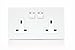 Price comparison product image Lightwave 2 Gang 13A Socket - White