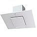 Produktbild Dunstabzugshaube mit "Perlen" 18 LED Beleuchtung LINA 900 WHITE / Qualität Facettenschliff Glas Design schräg Haube diagonal Wandhaube / 90 cm / Touch Control / 40 dB / Extra leiser Motor / weiß
