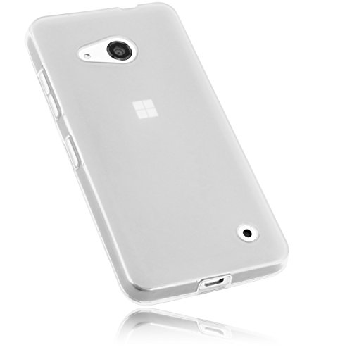Preisvergleich Produktbild mumbi Schutzhülle für Microsoft Lumia 550 Hülle transparent weiss