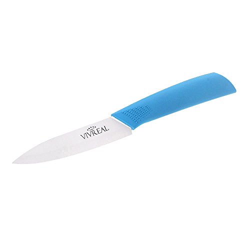 VivReal Obstmesser Keramik Messer Schälmesser Einhandmesser Küchenmesser Kochmesser Blau - 5