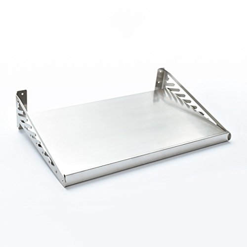 Preisvergleich Produktbild Küchenregale Regal 304 Edelstahl Wandküchen An der Wand Aufbewahrungsbügel Mikrowellen-Ofenrost Ofenrost Reiskochergestell Küchen Gewürzregal (Farbe : A, größe : 50cm)