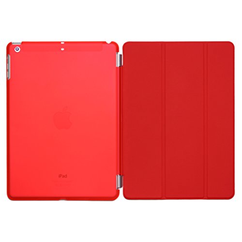 Original Urcover® iPad Air 2 ( 2014 Version – 6.Generation) Smart Cover Case Etui Schutz Hülle mit Sleep/Wake & Ständer Funktion inkl. Displayschutzfolie und weiteres Zubehör – Rot - 6