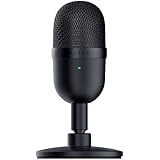 Razer Seiren Mini - USB Microfono a condensatore da Streaming Ultra-Compatto (Schema di rilevamento supercardioide, Solido Su