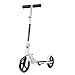 Produktbild SCOOTERYW Big Wheel Scooter - Kinder und Erwachsene, die Pendler-Scooter mit verstellbaren Lenkern falten, nicht elektrisch (Color : White, Size : Onesize)