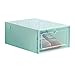 Produktbild fgyhty Flip Schuhe Box Transparent Schublade Gehäuse Kunststoff Schuhkartons stapelbare Aufbewahrungskoffer Organizer