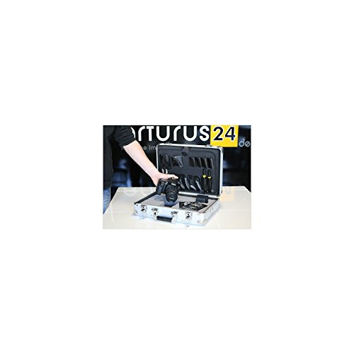 AR Carry Box® Alukoffer Werkzeugkoffer Aluminium Koffer leer (LxBxH) 430x330x140mm Farbe Alu/Silber - 7