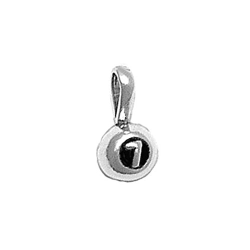 Preisvergleich Produktbild 925 Sterlingsilber-Charme Luck Power Ball Lotto von Silber Einzelhandel