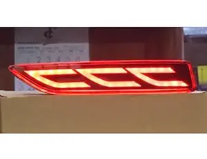 CARMART Car reflector Led Brake Light for Rear Bumper Reflector compatible for BRV/ Mobilio with matrix Indicator set of 2 , 4 wires Type C