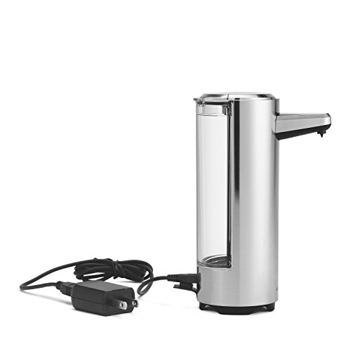 simplehuman – wiederaufladbarer Sensorspender, gebürsteter nickel – 237ml - 4