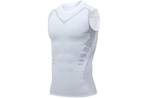 Smatstyle Canotte Compressione da Uomo Asciugatura Rapida Top Maglietta Compressione Senza Maniche Sport Base Layer Runnig Sportiva Fitness Maglia