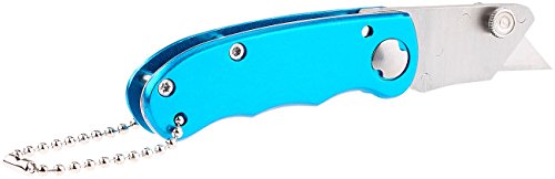 AGT Profi-Mini-Cuttermesser mit Klappsystem und Schlüsselbund-Kette - 6
