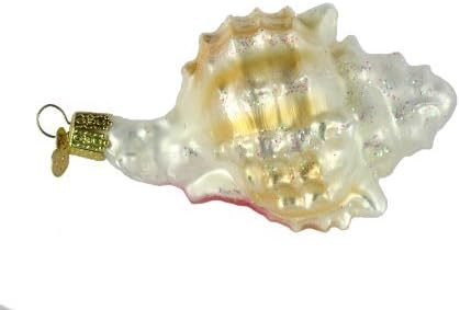 Old World Christmas Beach Shells Glass Blown Ornaments for Christmas Tree Mexican Seashell