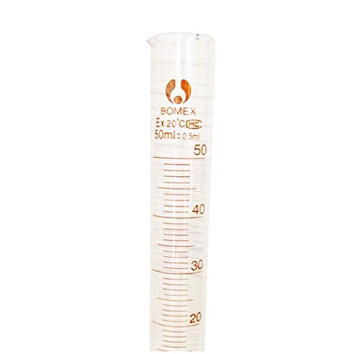 graduiertemGlaskoerper – SODIAL(R)50 ml graduierten Glasmesszylinder Chemistry Laboratory Measure - 3