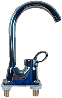 ZH Faucet Bench Bend Basin Faucet , Silver,Silver