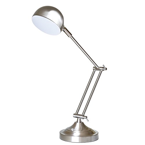 Preisvergleich Produktbild Schreibtischlampe, Sunllipe LED Tischlampe dimmbar 7W Nachttischlampe Retro Leselampe mit Touch Funktion und 2 bewegliche Eisenrohr-Arm für Schlafzimmer, Büro und Arbeitsplatz (warm weiß)