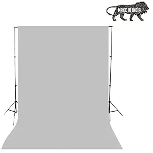 Camrox 8x11 Feet Background for Photo Studio and Outdoor Photography Backdrop ||Grey Lekera Cloth||