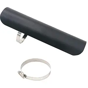 MAXBELL Motorcycle Exhaust Muffler Pipe Protector Heat Shield for Harley Black