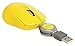 Produktbild Sweex Mini Reise Maus wired Kabel Aufroller einziehbar Mouse Pc Laptop etc gelb