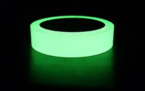 Globe Tech Glow in Dark Adhesive Tape Night Glow Radium Tape - 20mm Width. x 5 Meters