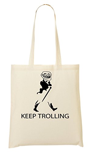 Preisvergleich Produktbild Keep Trolling Tragetasche Einkaufstasche