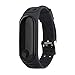 Produktbild Skryo Ersatz Silikagel Armband Bügel für Xiaomi Mi Band 3 Armband (Schwarz)