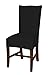 Bellboni - chair cover, fitted cover, fitted chair cover, bi-elastic, stretch, black