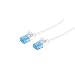 Produktbild Patchkabel cat. 6 U/UTP Slim, weiß 1,0m