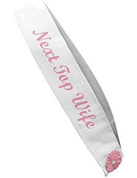 AnneSvea Schärpe - Next Top Wife weiß JGA