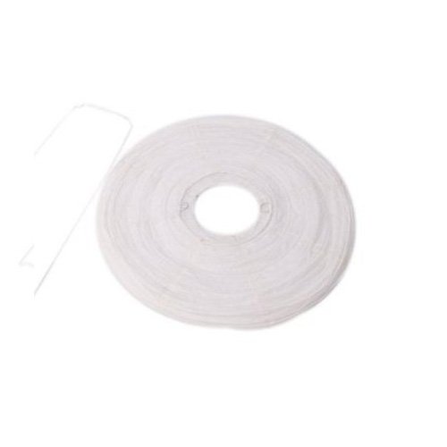 Dcolor 3 Stk. 12 Zoll Lampion aus weissem Papier - 4