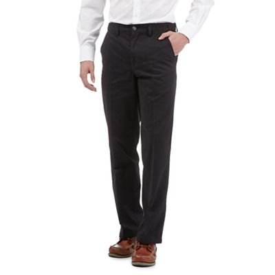 England Men Black Chino Trousers 38L 