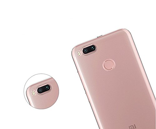 XiaoMi Mi 5X Funda - SMTR Estuche de silicona cubierta Slim TPU Cover Funda para XiaoMi Mi 5X  transparente