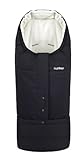 Mit Kapuzenfunktion Peg Perego Y3VFS1NERO Vario Fußsack, nero/schwarz
