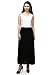 Legis Polyster Black Full Length Skirt for Womens (Free Size_26-34 waist Sizes) RS.499.00