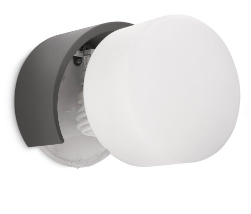 Philips myGarden Wandaussenleuchte Parasola, 20W energiesparend, anthrazit, 172529316 - 5