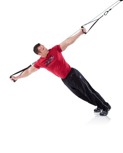 Spinning® Erwachsene CrossCore180 Rotational Bodyweight Training System, Schwarz, 23 x 23 x 11 - 4