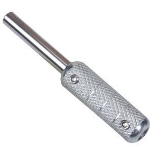 Veroda Rustless Iron Tattoo Grip Tubes / Non-Slip, High-Polished, Knurled Professional Tattoo Machine Grip--Screws and Back-Stems Included