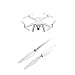 Produktbild LCLrute Hohe Qualität 1 Paar Ersatzteile CW CCW Propeller Für Xiaomi Mi 4 Karat Version Drone RC Quadcopter (Weiß)