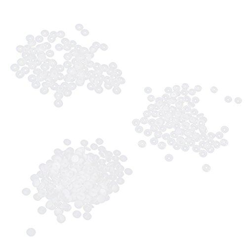 Harz Druckknöpfen Verschlüsse Poppers T5 12.4mm Packung Von Ca. 100 Sets Weiß