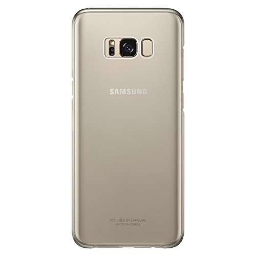 Samsung S8  Clear View Standing  Funda para smartphone Samsung Galaxy S8 Plus  Dorado- Version espa  ola