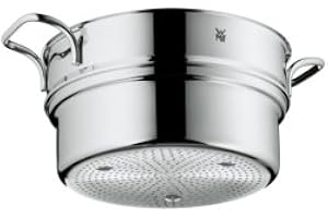 WMF Dämpfereinsatz 24 cm, Gemüse-/ Kartoffeldämpfer, Cromargan Edelstahl poliert, spülmaschinengeeignet
