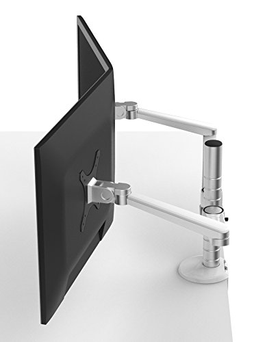 OPUS 2 344333 Monitor Arm, 44,5 cm matt aluminium/ weiß